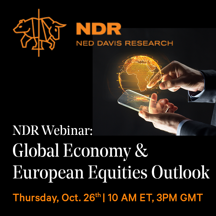 NDR Webinar: Global Markets and European Equities Outlook